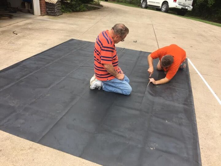 a glamper with a purpose, New rubber roof was put on