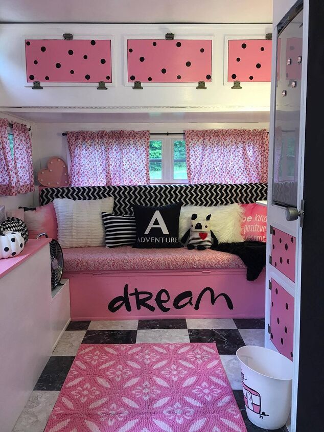 a glamper with a purpose, Positive messages throughout