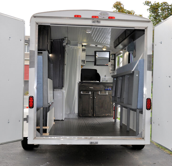 6 x 10 cargo trailer conversion camper cargo toy hauler