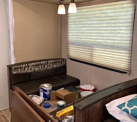 What started out as a quick bathroom fix in their RV turned into a complete remodel of their entire camper