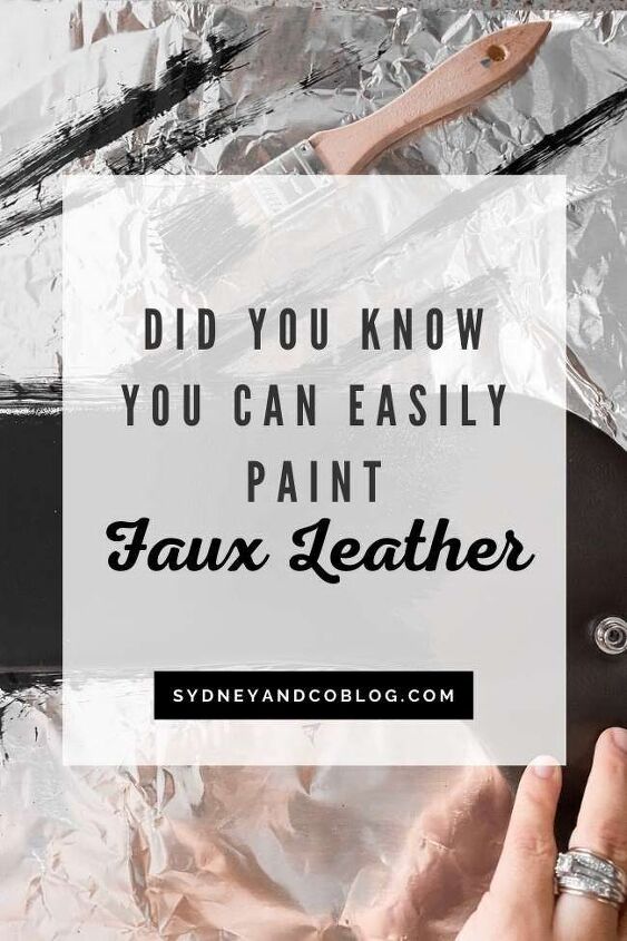 easily paint faux leather sydney and co