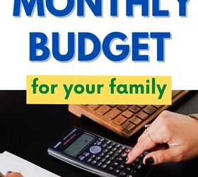 how to make monthly budget for your family