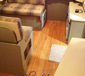 rv remodel on a budget floor update, flooring, home improvement, The final look that we love