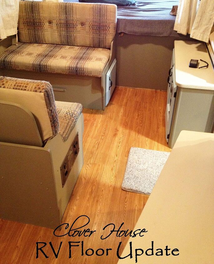 rv remodel on a budget floor update, flooring, home improvement, The final look that we love