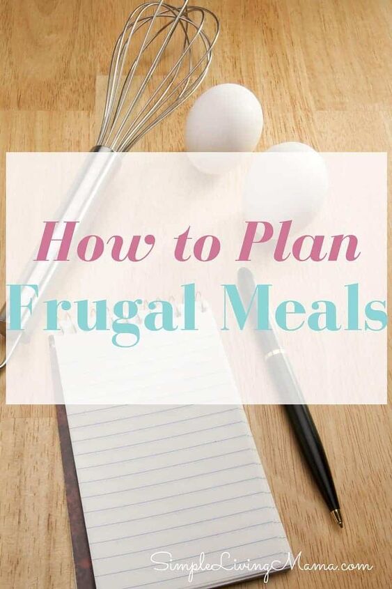 how to plan frugal meals