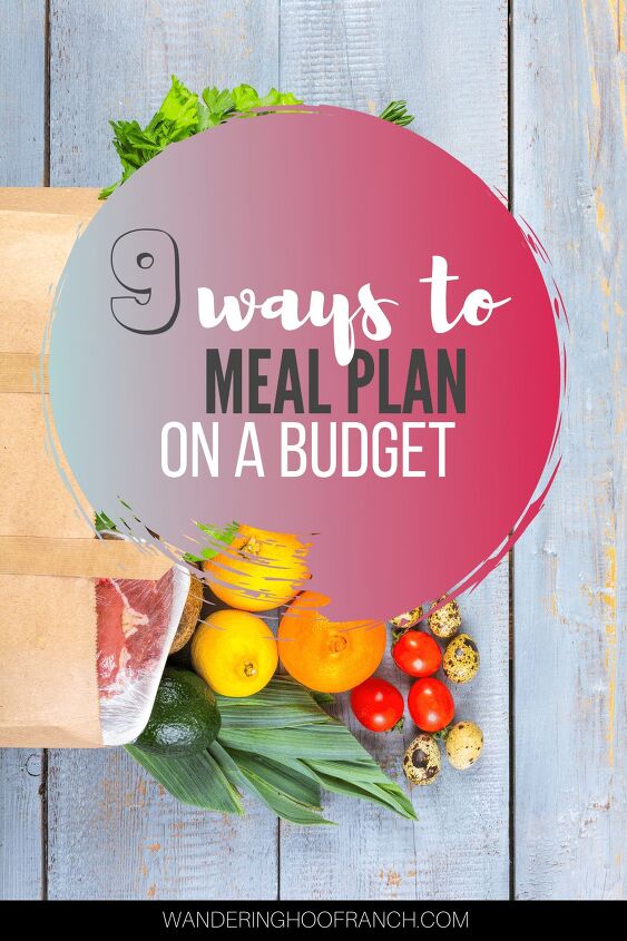 how to meal plan on a tiny budget