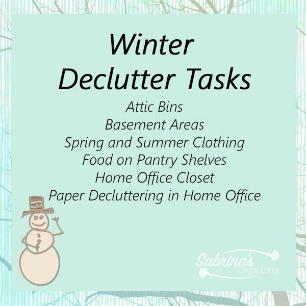 decluttering tasks by season to keep your home mess free