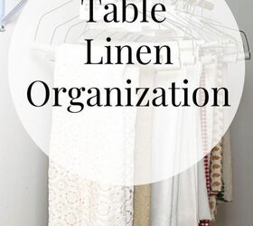 easily organize table linens