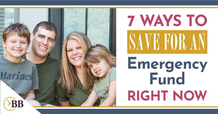 7 easy ways to save for an emergency fund right now