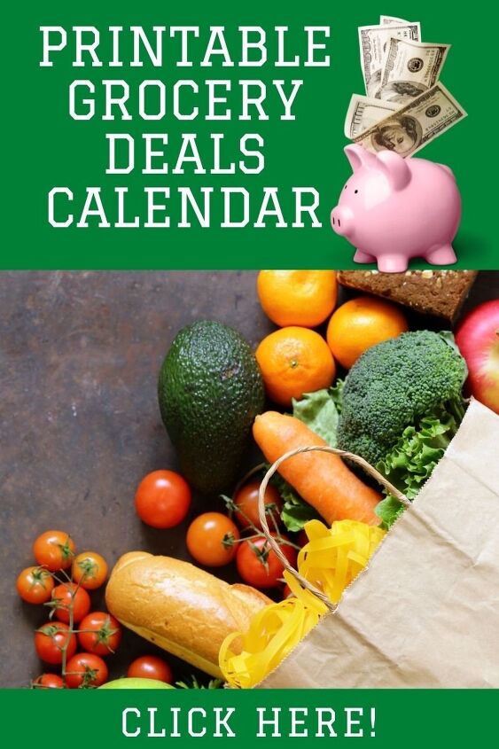 Printable Grocery Deals Calendar Simplify