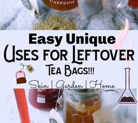 easy frugal and unique uses for leftover tea bags