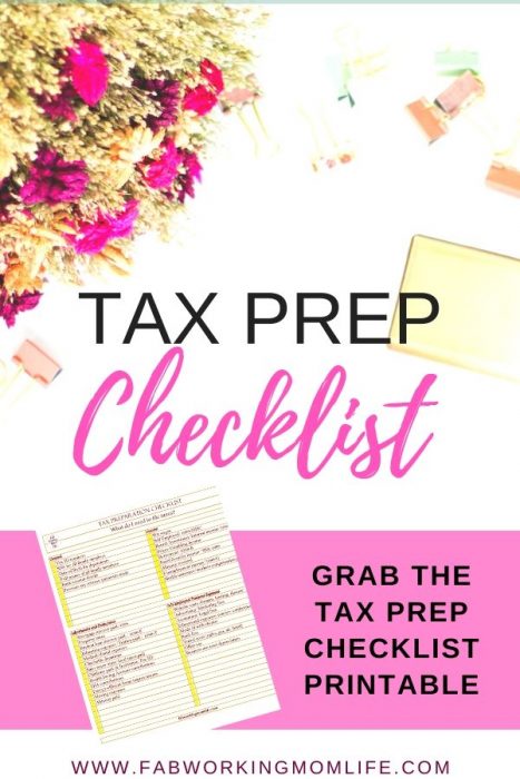 get organized for tax season
