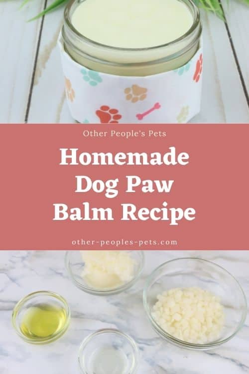 dry paw balm recipe