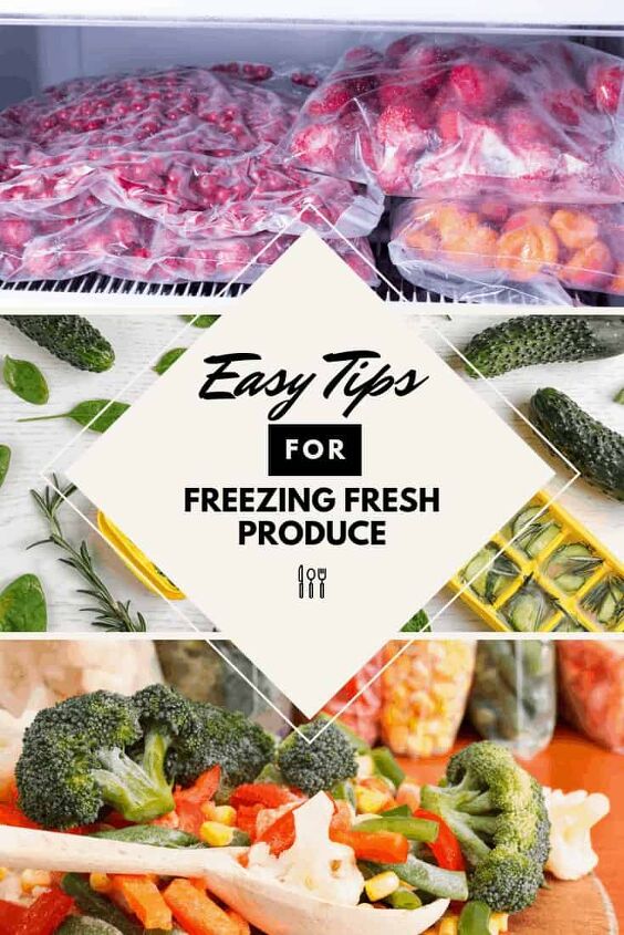 handy tips for freezing produce