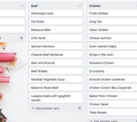 how to meal plan on a budget a step by step guide, Some of my Trello board that holds my meal ideas