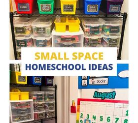 homeschool organization ideas for small spaces