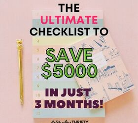 How To Save $5000 in 3 Months: The Ultimate Checklist
