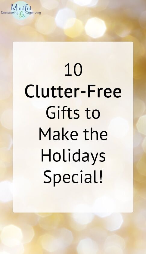 clutter free and minimalist gift guide