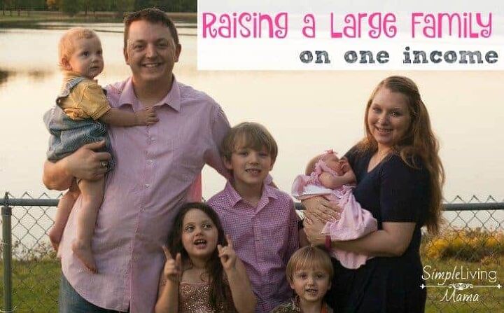 raising a large family on one income
