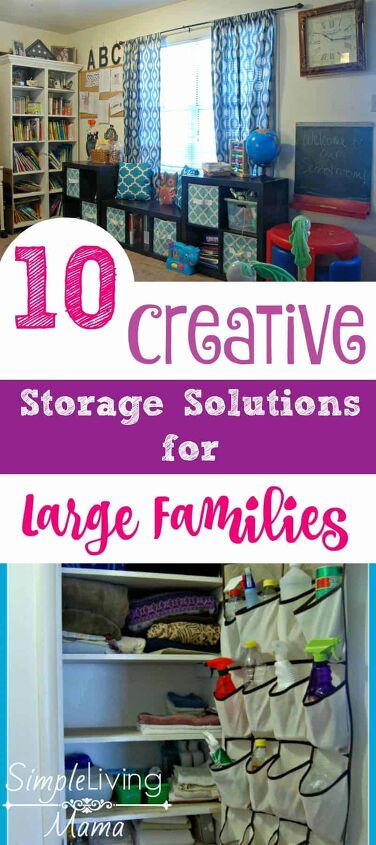 10 creative storage solutions for large families