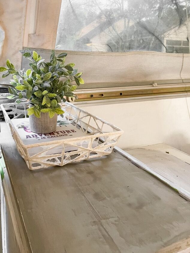 how to create faux diy concrete countertops