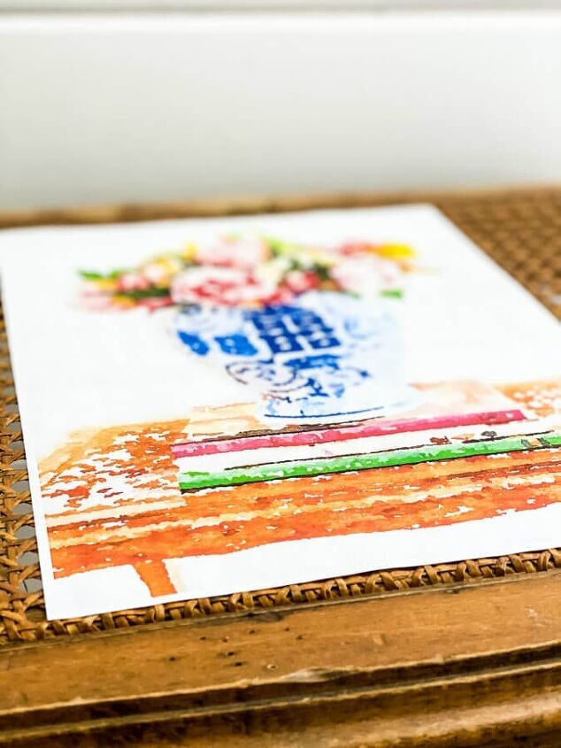 the secret trick to creating inexpensive watercolor art