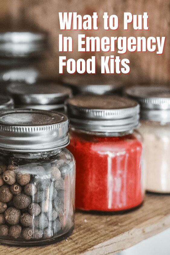 what to put in your own emergency food kits