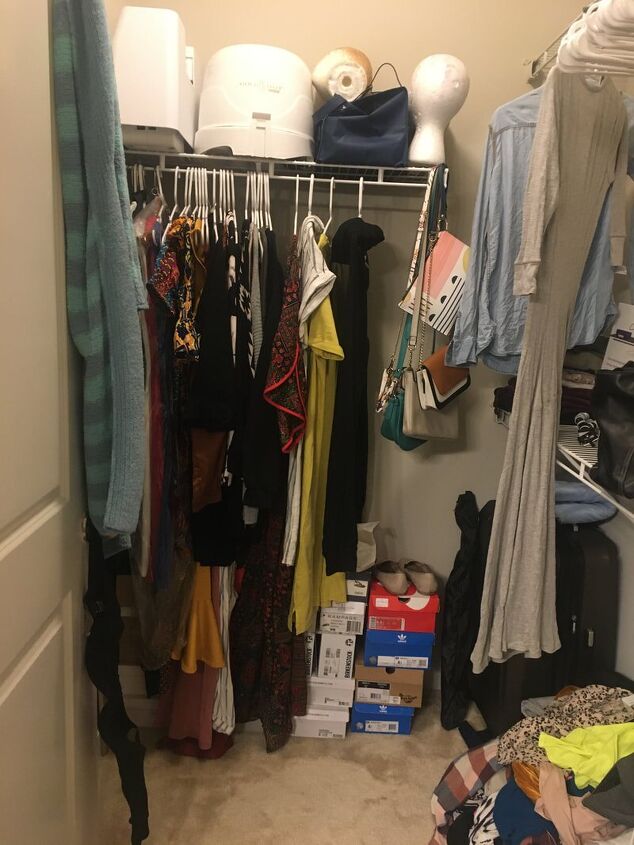an organized closet based on the closet commandments