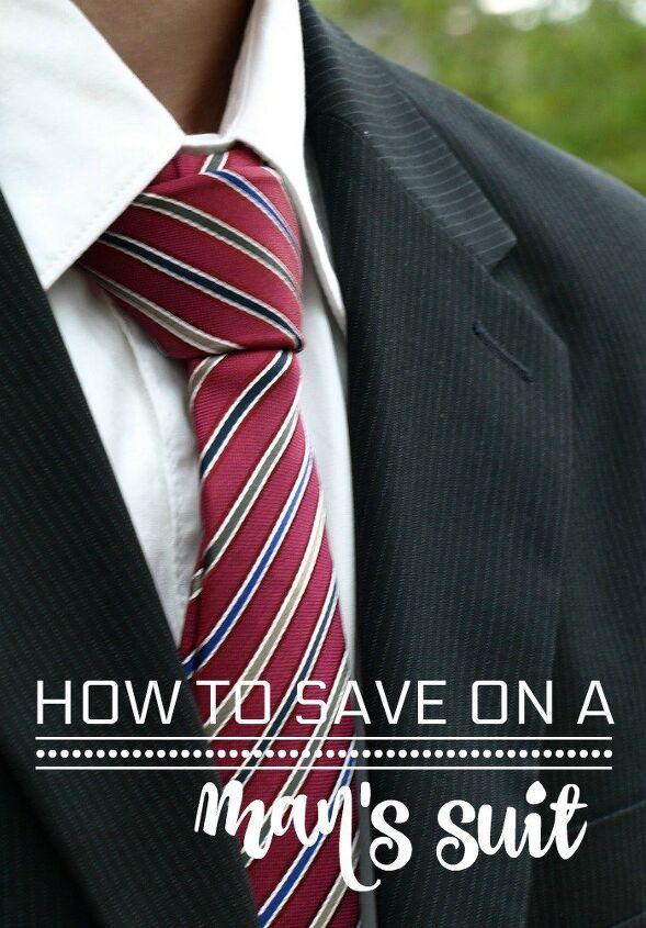 how to save money on a mens suit