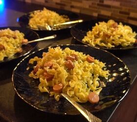 Cheap Aldi dinner ideas: One-pot hot dog pasta & easy chocolate pie (yummy!)