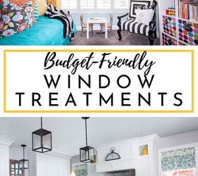 window treatment ideas on a budget