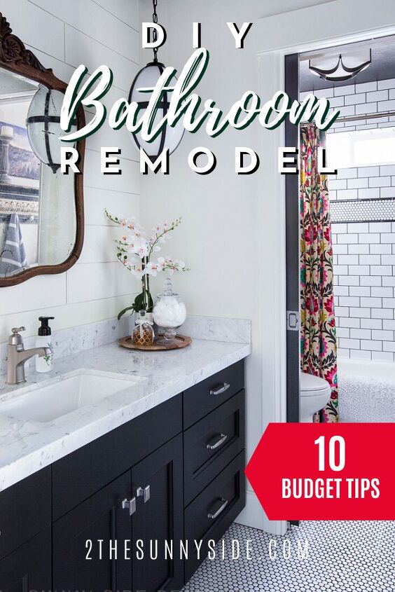 diy bathroom remodel on a budget