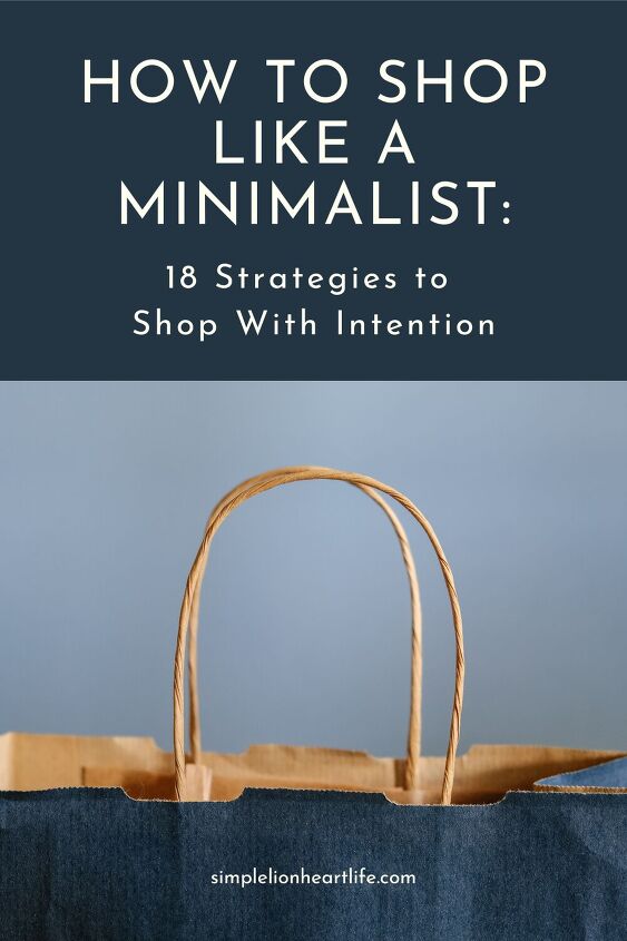 how to shop like a minimalist 18 strategies to shop with intention, Photo by Lucrezia Carnelos on Unsplash