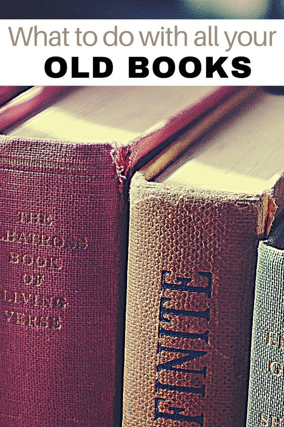 what to do with old books when you declutter