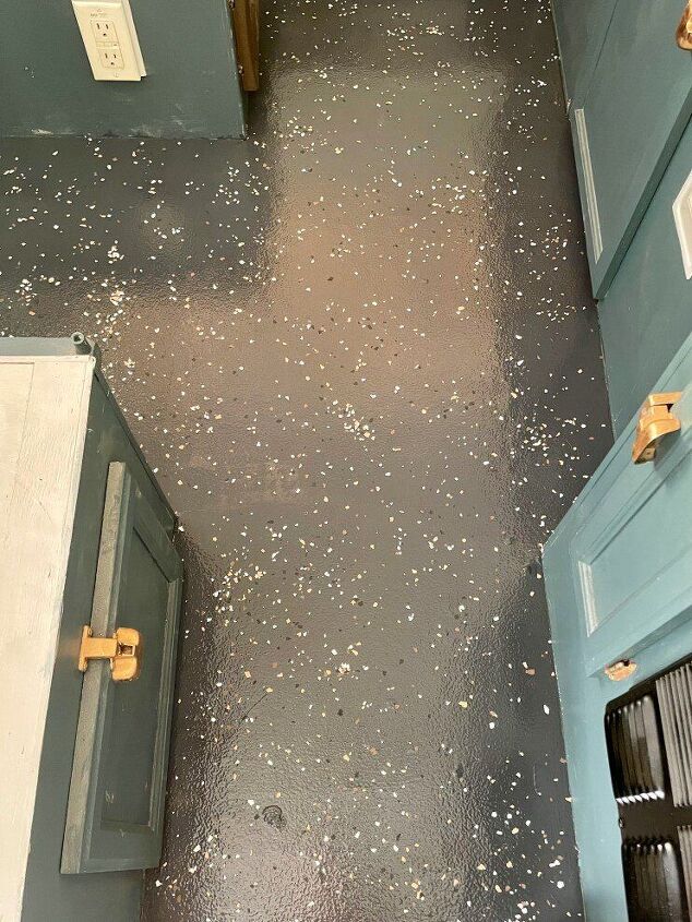 how to diy painted terrazzo floors on a budget in 48 hours
