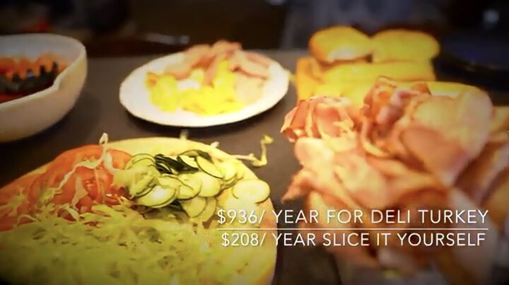 how you can save over 700 a year with a home meat slicer, Using a home deli slicer to slice lunch meat