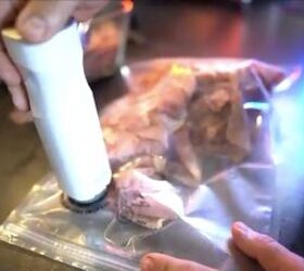 how you can save over 700 a year with a home meat slicer, Using a vacuum sealer to store sliced meat