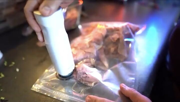 how you can save over 700 a year with a home meat slicer, Using a vacuum sealer to store sliced meat