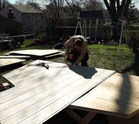how to build a shed in one day in 7 simple steps, Sheathing a homemade shed