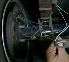 how to fix broken trailer brake wiring a step by step guide, Cutting out the metal crimp