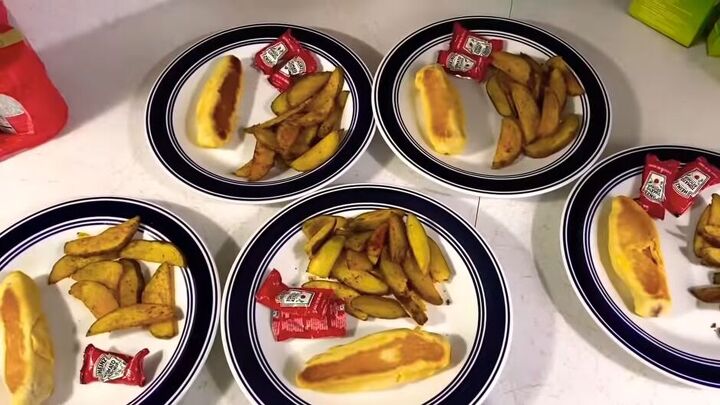 what groceries to buy with 20 for 60 extreme budget family meals, Pigs in a blanket with homemade French fries
