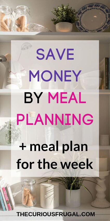 money saving meal plan to slash your grocery budget