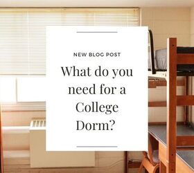 what do you need for college dorm rooms