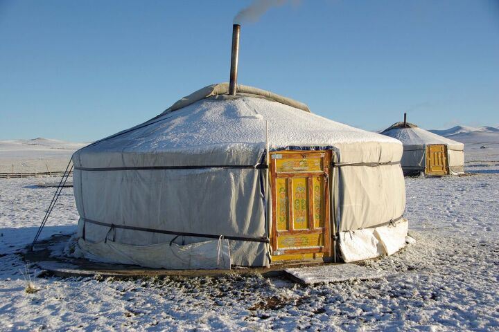 modern yurt, A yurt is a traditional dwelling used by nomads in Mongolia Siberia and Turkey