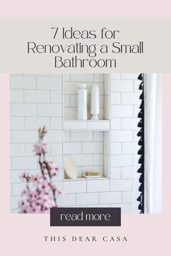 7 ideas for renovating a small bathroom