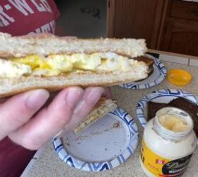 3 southern breakfast sandwich recipes that cost 1 per serving, Southern style egg sandwich for breakfast