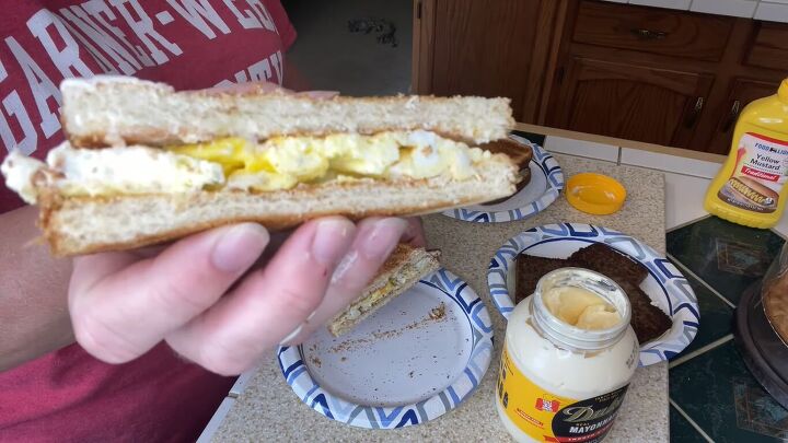 3 southern breakfast sandwich recipes that cost 1 per serving, Southern style egg sandwich for breakfast