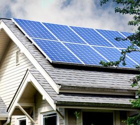 how to take a tiny house off the grid to save energy money, Installing solar panels on the roof