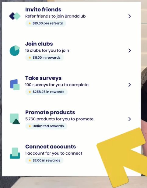 how to use the brandclub cashback rewards app 16 faqs answered, Connecting accounts to Brandclub