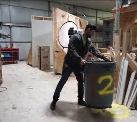 how to organize a workshop 8 simple efficient storage ideas, Numbering garbage cans